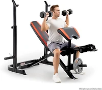 Marcy 2-Piece Olympic Weight Bench with Leg Developer