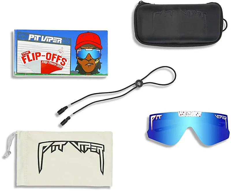Pit Viper The Merika Flip-Offs 2.0 Regular Shield Sunglasses