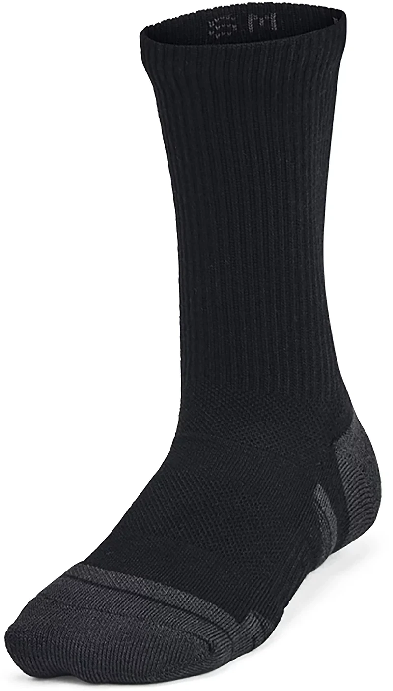 Under Armour Kids' Performance Tech Crew Socks 6-Pack
