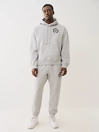 True Religion Men's Buddha Face Pullover Hoodie