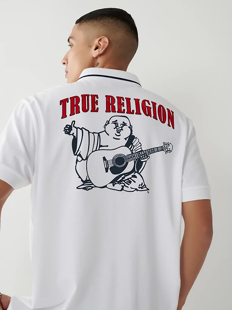 True Religion Men's Buddha Polo Shirt