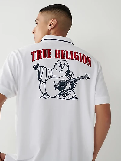 True Religion Men's Buddha Polo Shirt