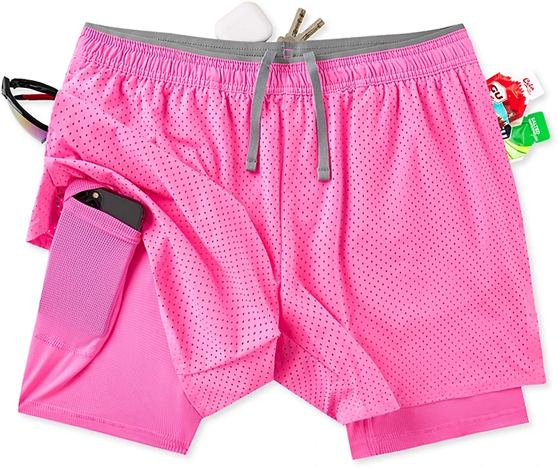 Chubbies Men's The Bubblegum Pinks Remix Ultimate Training Shorts 5.5