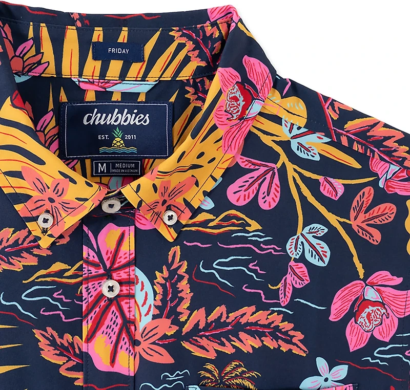 Chubbies Men's The Leafscape Performance Friday Shirt