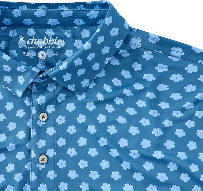 Chubbies Men's The Pushin' Up Daisy Performance Polo