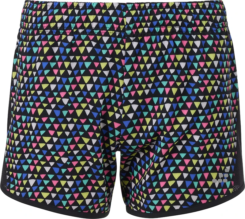 BCG Girls' Run Race Print Shorts 3.5