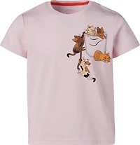 BCG Girls' Lifestyle Cotton Pocket Cats T-shirt