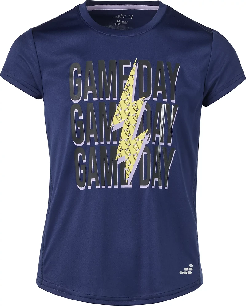 BCG Girls' Turbo Light Bolt Graphic T-shirt