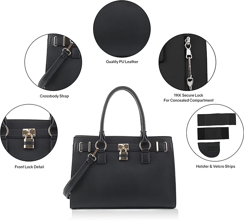 Jessie & James Dina Concealed Carry Lock and Key Satchel