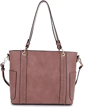 Jessie & James Austin Whipstitching Concealed Carry Lock and Key Tote Bag