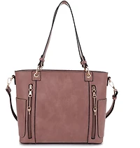 Jessie & James Austin Whipstitching Concealed Carry Lock and Key Tote Bag