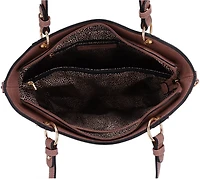 Jessie & James Austin Whipstitching Concealed Carry Lock and Key Tote Bag