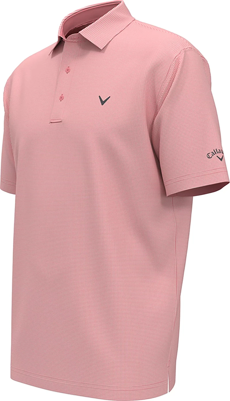 Callaway Men's Pro Spin Gingham Polo