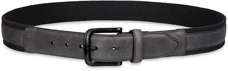 Columbia Sportswear Men's 35mm Fabric with Leather Overlay Belt
