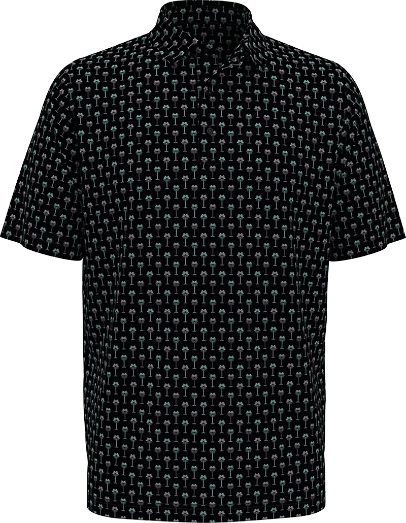 Callaway Men's Short Sleeve Multi Palm Print Golf Shirt