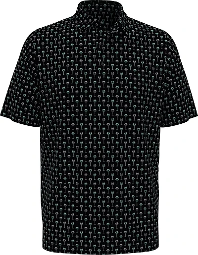 Callaway Men's Short Sleeve Multi Palm Print Golf Shirt