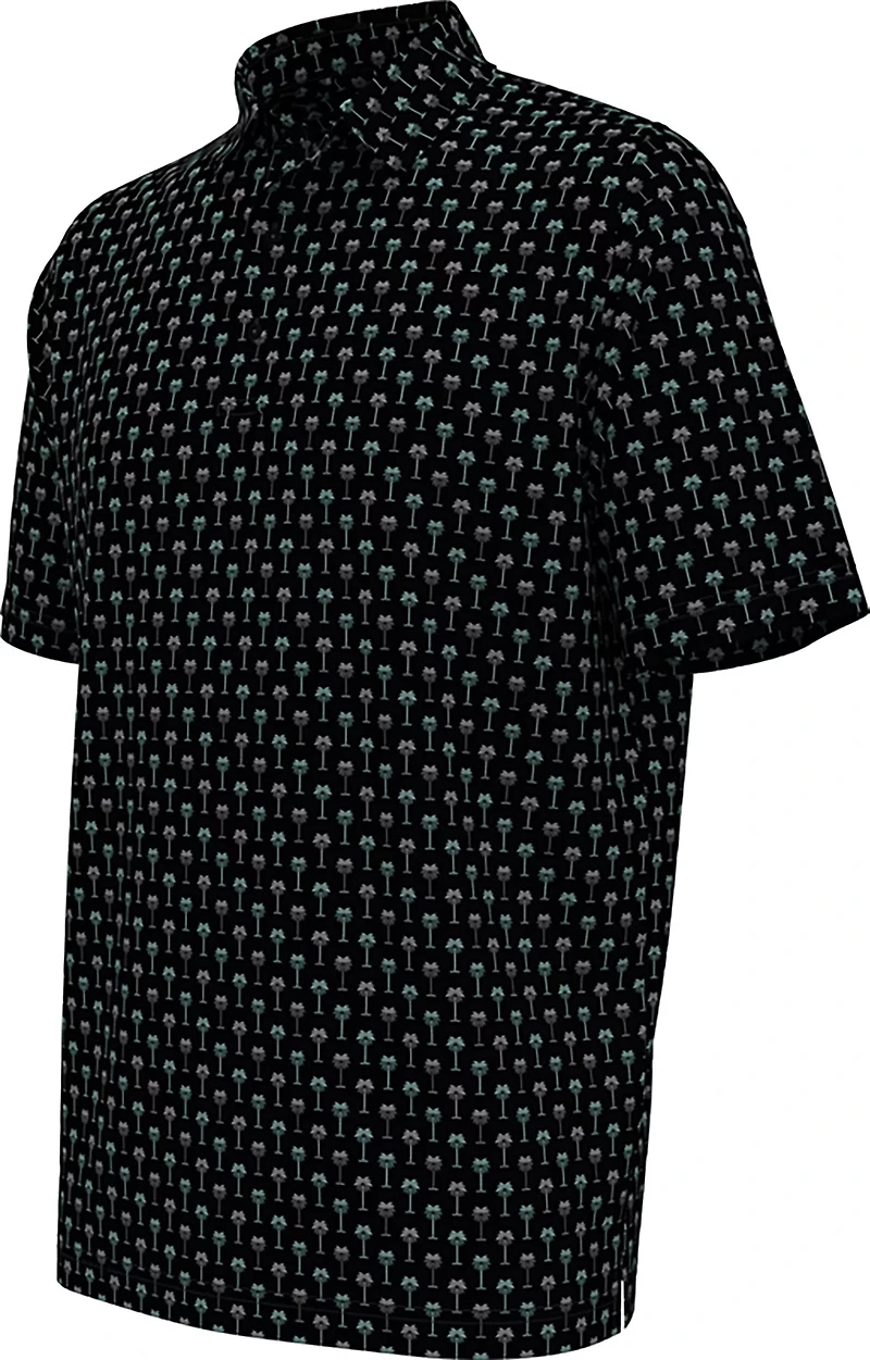 Callaway Men's Short Sleeve Multi Palm Print Golf Shirt