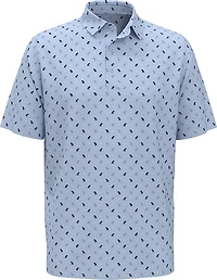 Callaway Men's Short Sleeve Bull Dog Texture Golf Shirt
