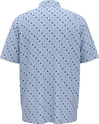 Callaway Men's Short Sleeve Bull Dog Texture Golf Shirt