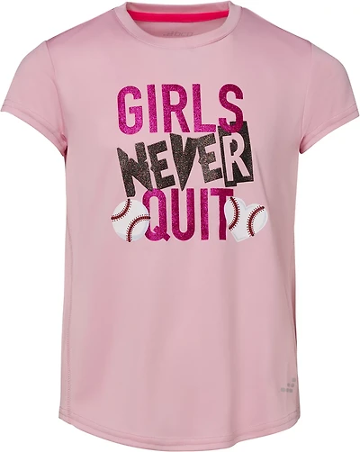 BCG Girls' Training Turbo Never Quit Graphic T-shirt
