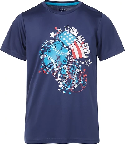 BCG Boys' Turbo USA All Star Graphic T-shirt