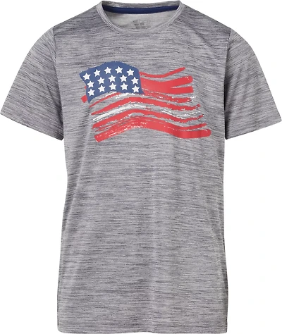 BCG Boys' Turbo USA Flag Graphic T-shirt