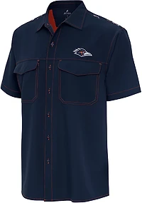 Antigua Men's University of Texas at San Antonio Scatter Print Button Down Shirt