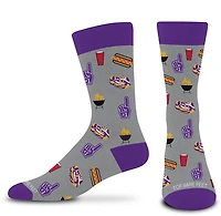 For Bare Feet Adults' LSU Tailgate Dress Trouser Socks