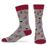 For Bare Feet Adults' Alabama Tailgate Dress Socks