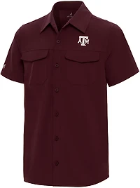 Antigua Boys' Texas A&M University Game Day Fishing Button Up Shirt
