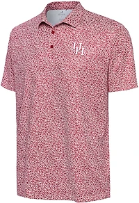 Antigua Men's Houston Field Ditsy Polo Shirt