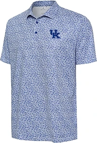 Antigua Men's Kentucky Field Ditsy Polo Shirt