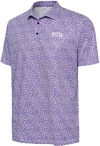 Antigua Men's TCU Field Ditsy Polo Shirt