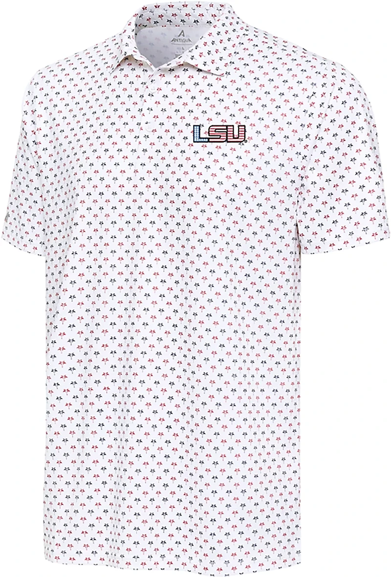Antigua Men's LSU Ameri Kona Polo Shirt