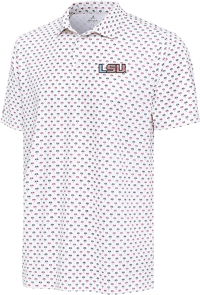 Antigua Men's LSU Ameri Kona Polo Shirt