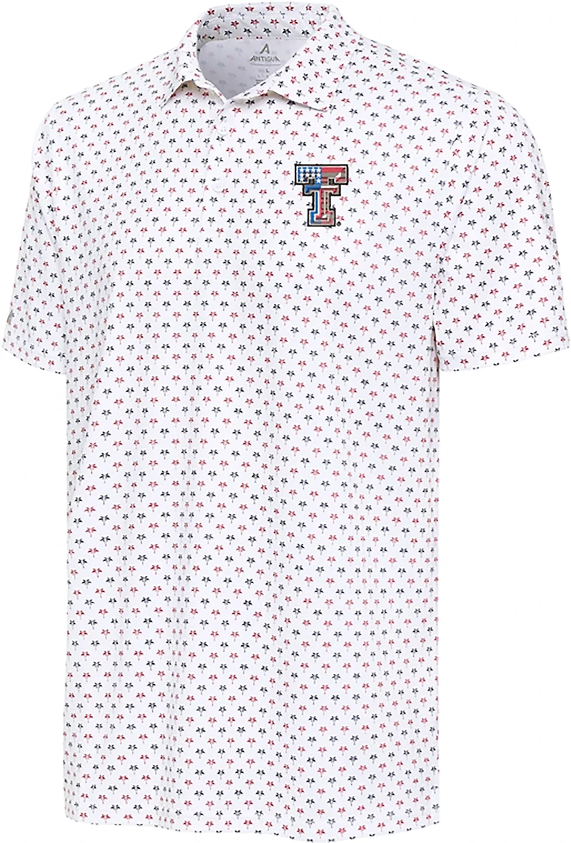 Antigua Men's Texas Tech Ameri Kona Polo Shirt