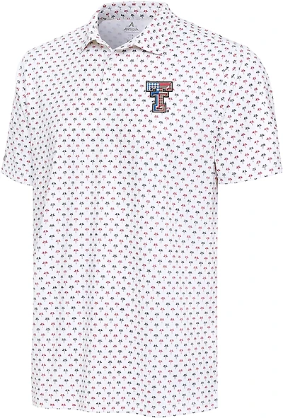 Antigua Men's Texas Tech Ameri Kona Polo Shirt