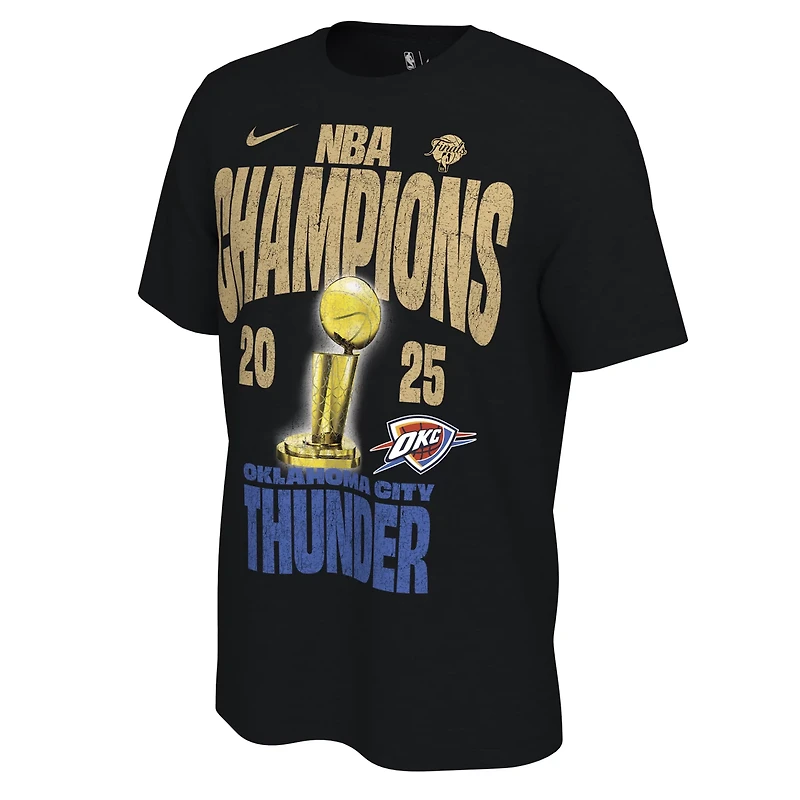 Nike Men's Oklahoma City Thunder 2024-2025 Finals Champions Locker Room Confetti Short Sleeve T-Shirt