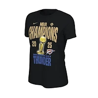 Nike Women's Oklahoma City Thunder 2024-2025 Finals Champions Locker Room Confetti Short Sleeve T-Shirt