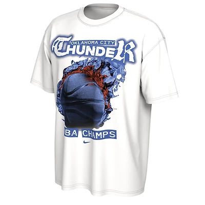 Nike Adult Oklahoma City Thunder 2025 NBA Finals Champions Celebration Parade Roster Short Sleeve T-Shirt