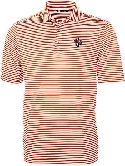 Cutter & Buck Men's Auburn University Virtue Stripe Polo Shirt