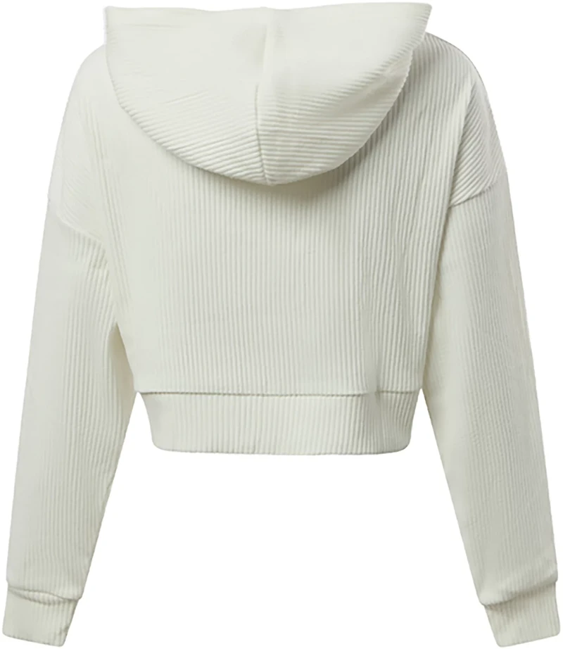 Hype and Vice Women's LSU Tigers Warm Up Cropped Hoodie