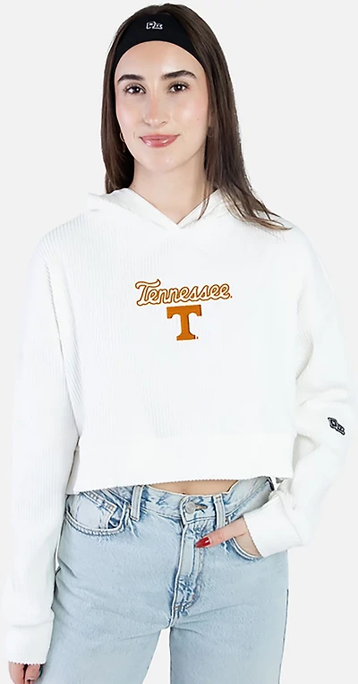 Hype and Vice Women's Tennessee Volunteers Warm Up Cropped Hoodie