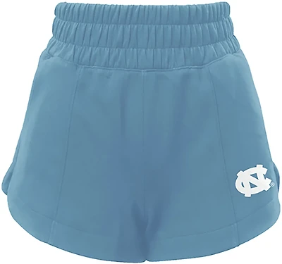 Hype and Vice Women's North Carolina Tar Heels Butter Sport Shorts