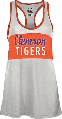 Pressbox Women's Clemson Tracy Slub Tank Top