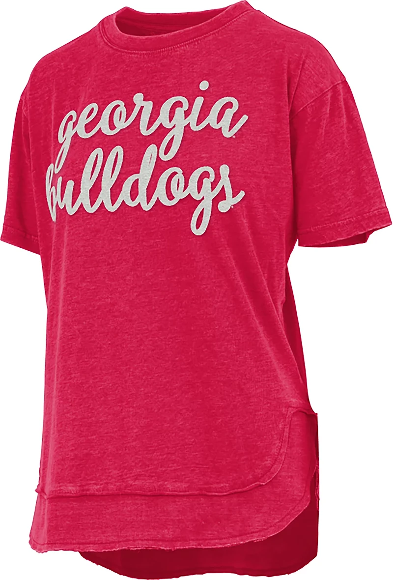 Pressbox Women's Georgia Chelsea Chenille Script T-shirt