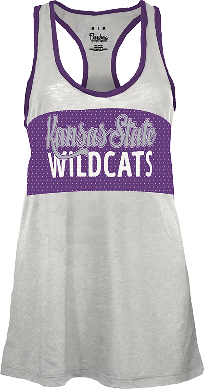 Pressbox Women's Kansas State Tracy Slub Tank Top