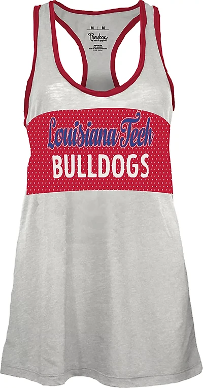 Pressbox Women's Louisiana Tech Tracy Slub Tank Top