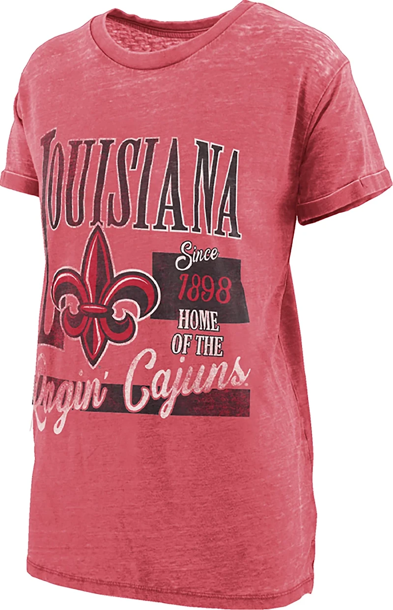 Pressbox Women's Louisiana-Lafayette Stephen Boyfriend T-shirt