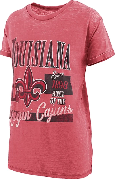 Pressbox Women's Louisiana-Lafayette Stephen Boyfriend T-shirt
